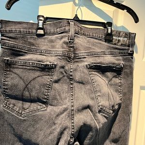 Size 38-32 black Calvin Klein jeans stretch slim fit